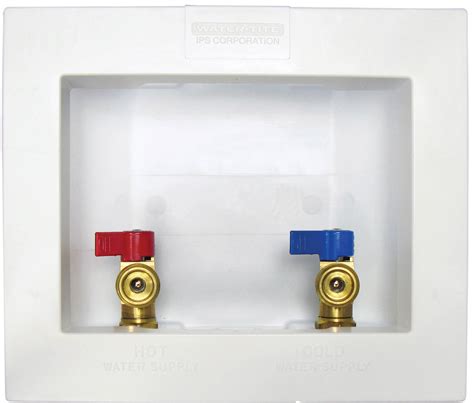 ips metal washing machine box|ips washer box drain knockout.